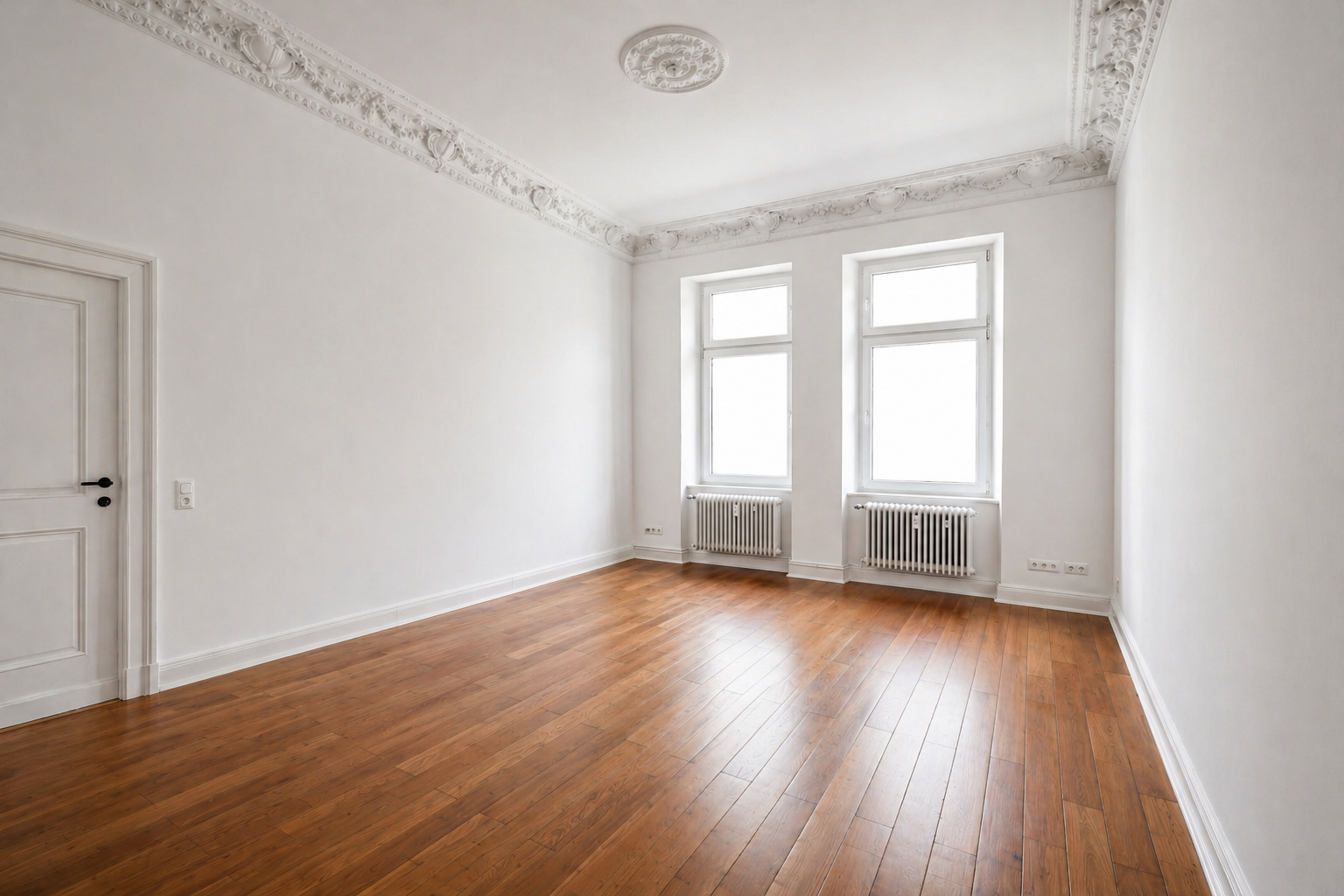 Vorschaubild: Erstbezug nach Sanierung: Stilvolle 2-Zimmer-Altbauwohnung mit Balkon & EBK (ca. 80 m²)