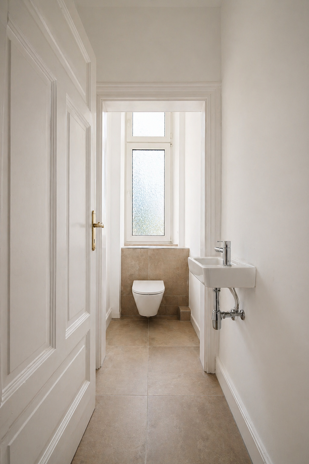 Separates WC – bearbeitet, ohne Möblierung